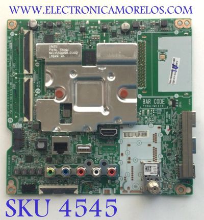 MAIN PARA TV LG 4K·UHD·HDR ((SMART TV)) / NUMERO DE PARTE EBT66714502 / EAX69083603 / 66714502 / EAX69083603(1.0)  PANEL NC750DQG-ABGRA / DISPLAY HV750QUB-F9D / MODELO 75UN6955ZUD / 75UN6955ZUD.BUSNLKR